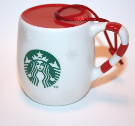 2013 Japan Holiday White Snowflake Cup Candy Cane