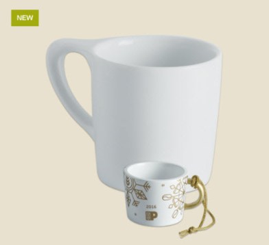 2017 Gold Snowflake Mug
